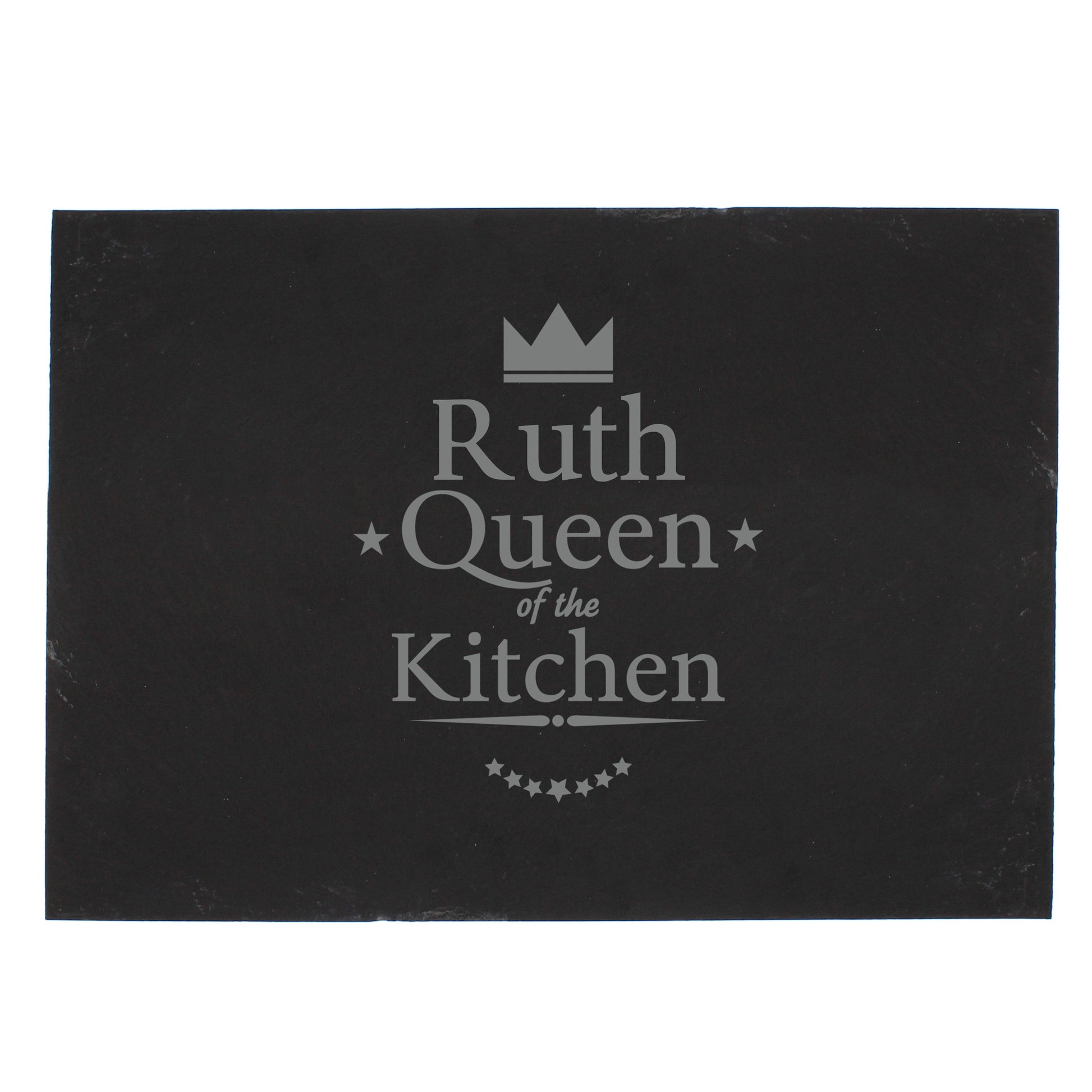 Personalised Queen of the Kitchen Slate Placemat - MK&JD Gifts
