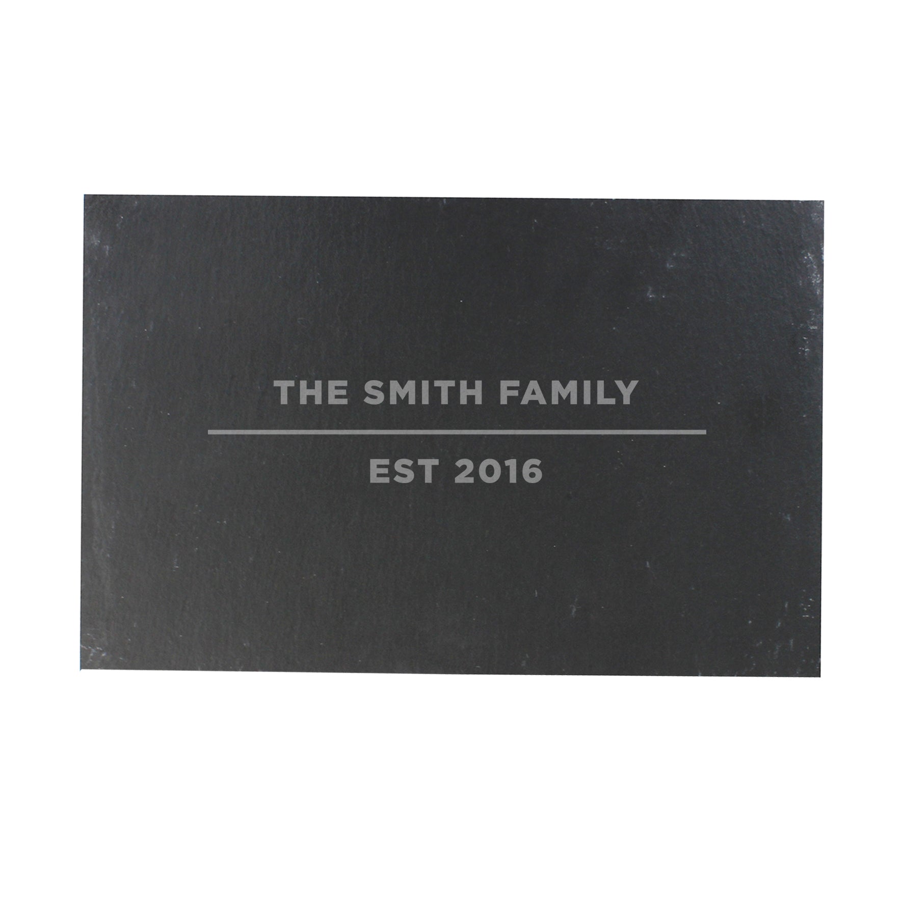 Personalised Classic Slate Rectangle Placemat - MK&JD Gifts
