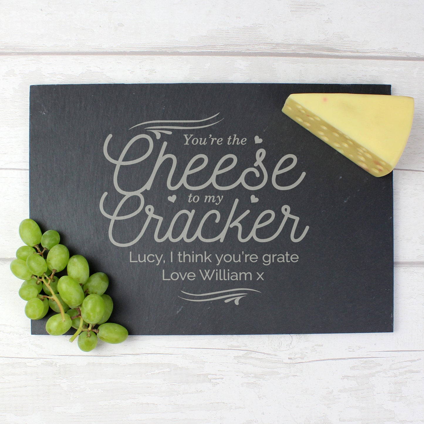Personalised Cheese To My Cracker Slate Cheese Board - MK&JD Gifts