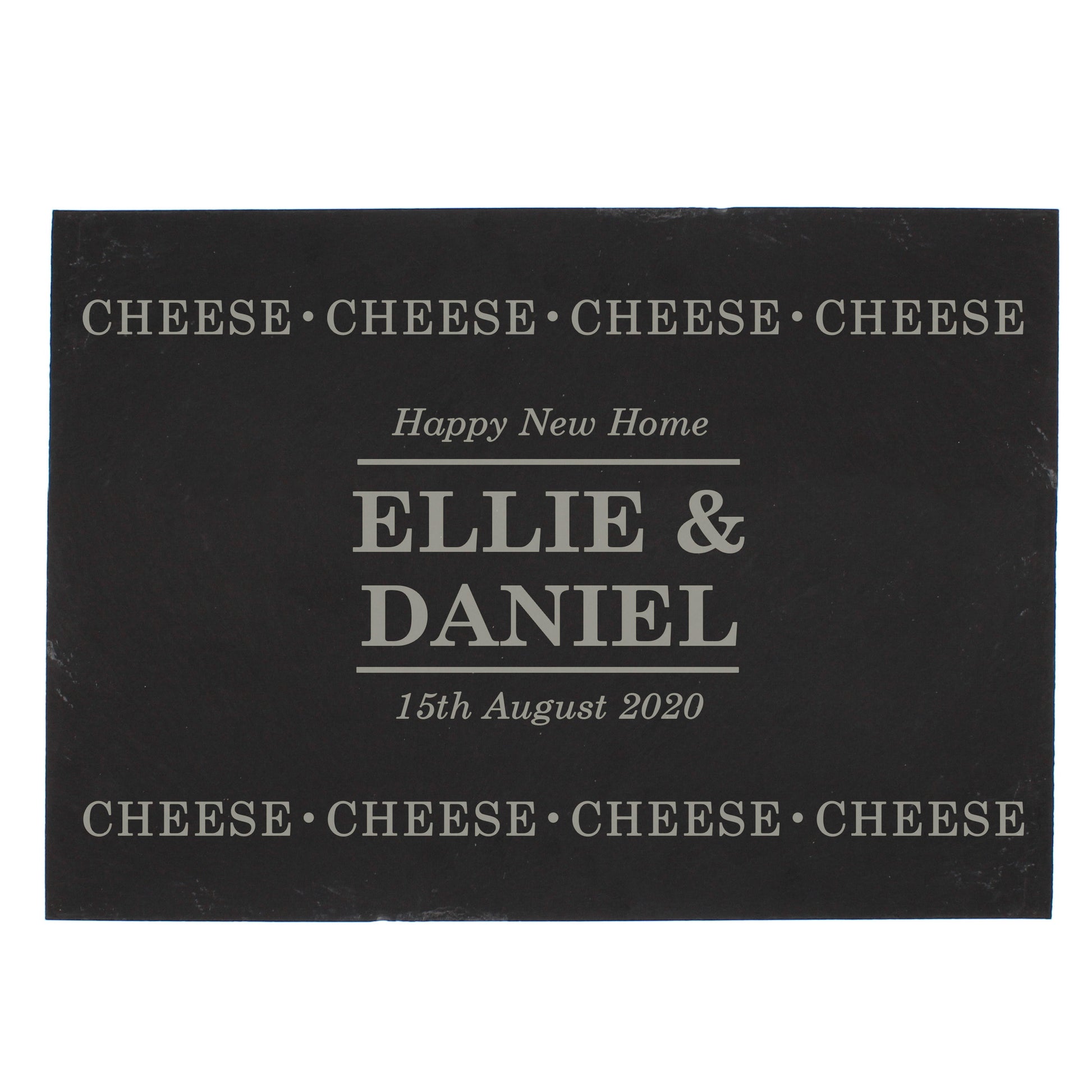 Personalised Cheese Cheese Cheese Slate Cheese Board - MK&JD Gifts