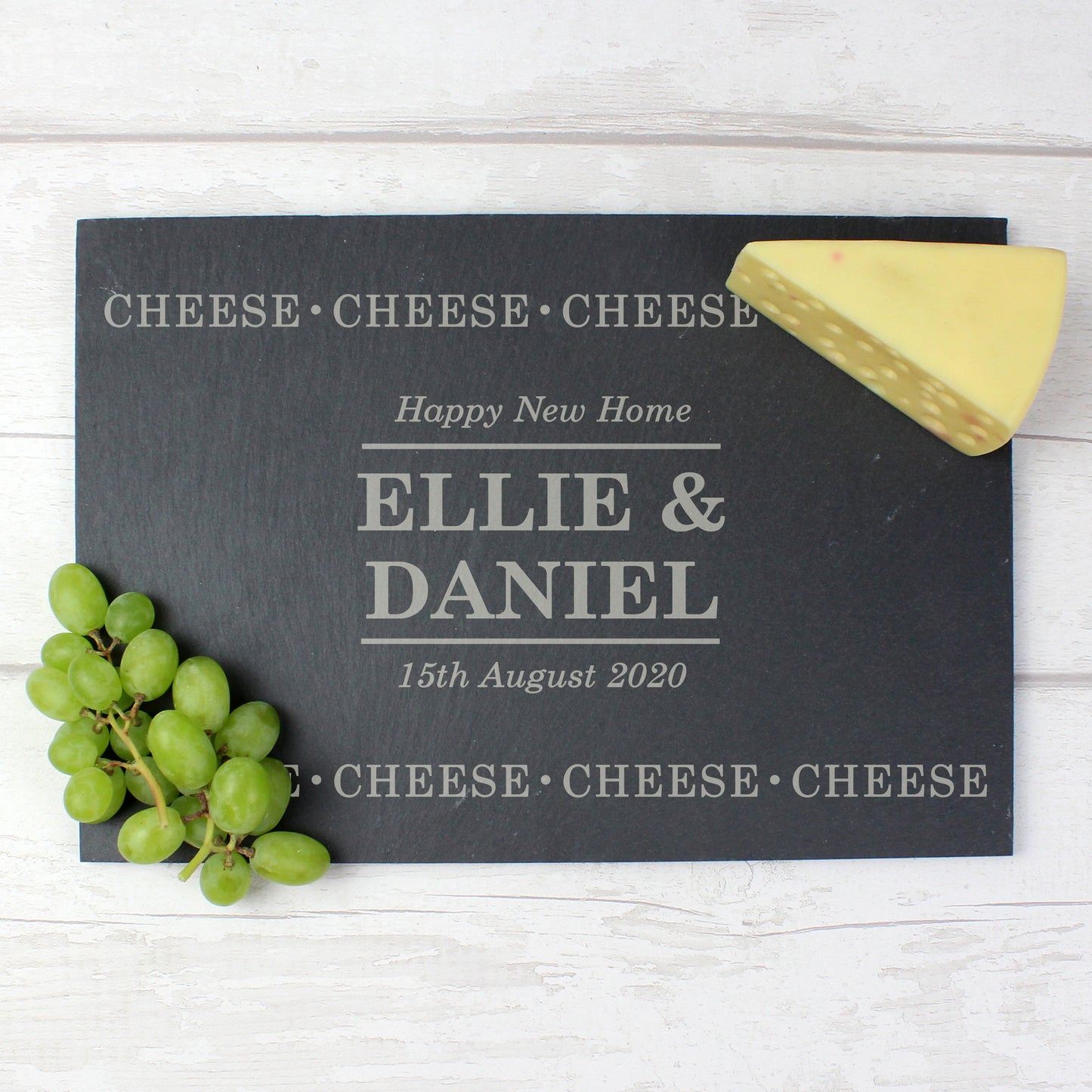 Personalised Cheese Cheese Cheese Slate Cheese Board - MK&JD Gifts