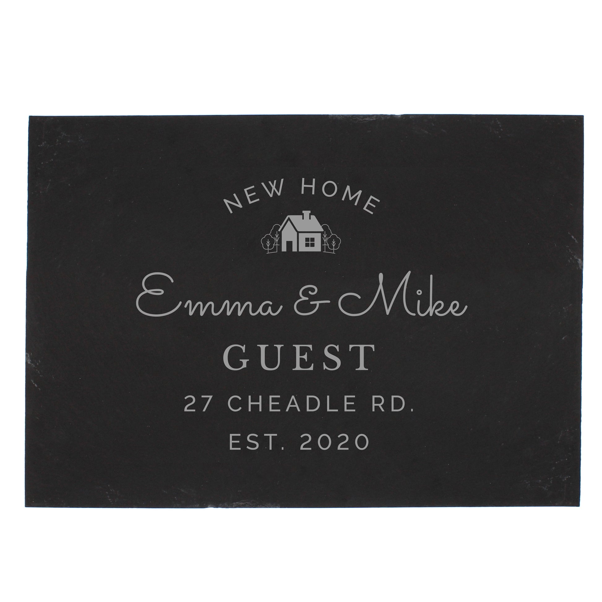 Personalised New Home Slate - MK&JD Gifts