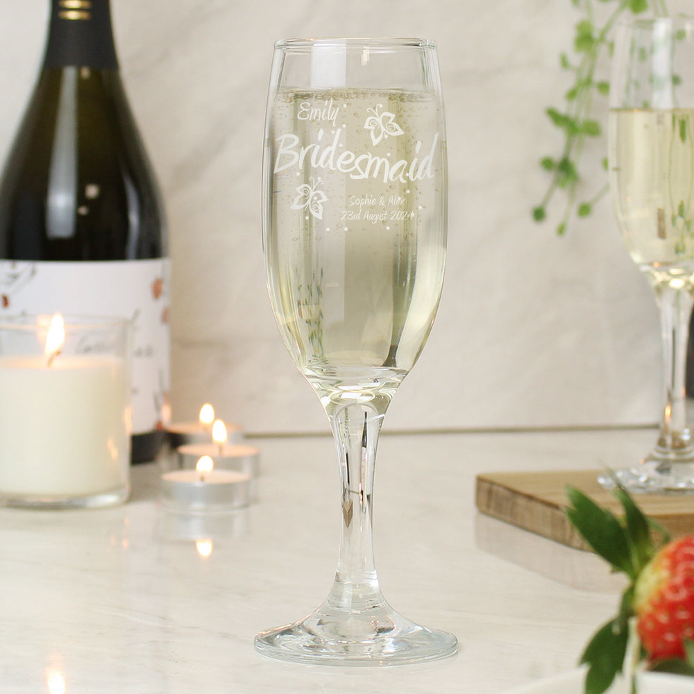Personalised Elegance Flute - MK&JD Gifts