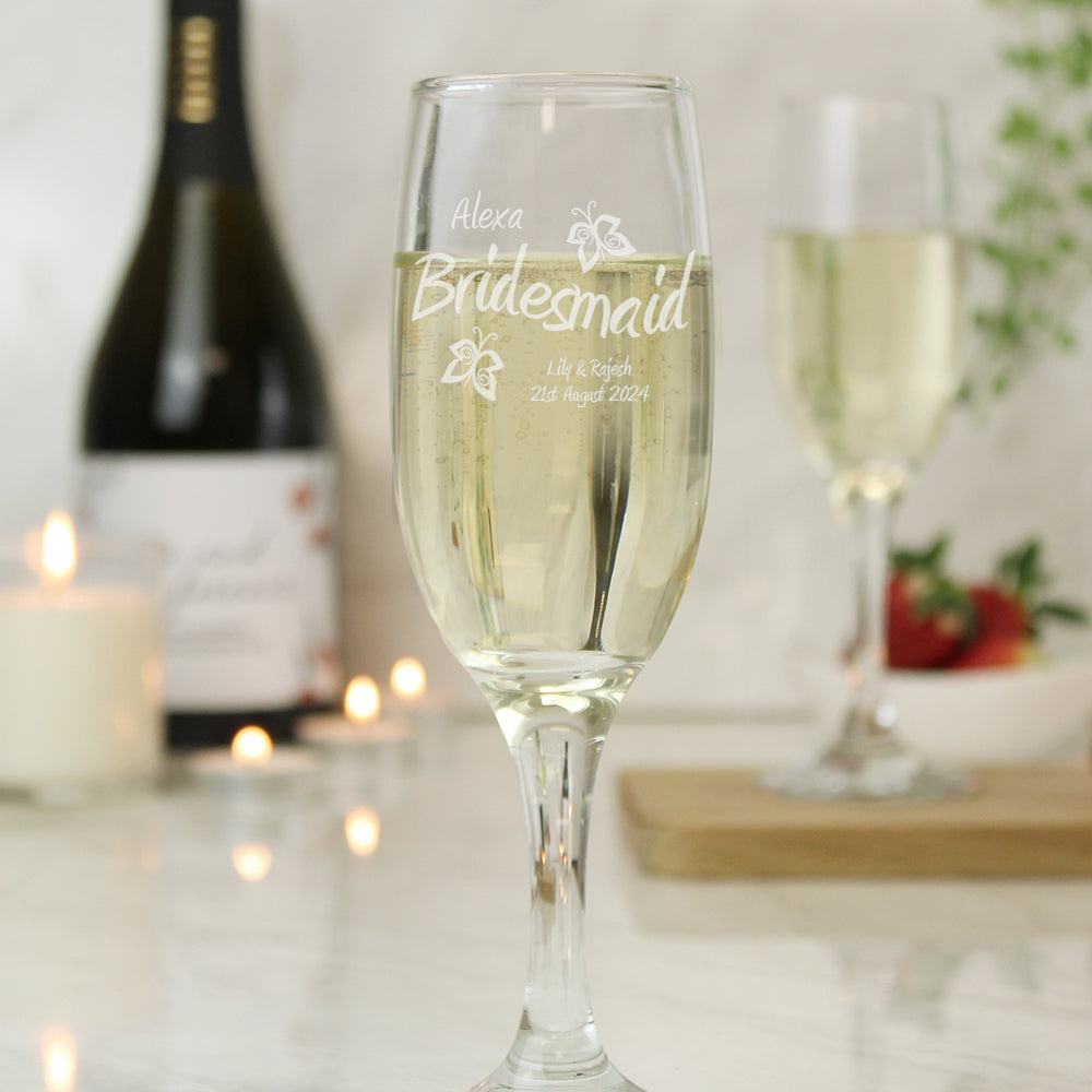 Personalised Elegance Flute - MK&JD Gifts