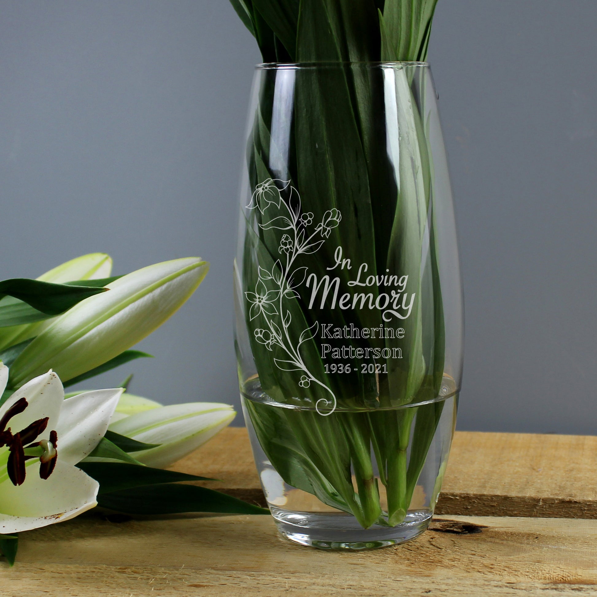 Personalised In Loving Memory Vase - MK&JD Gifts