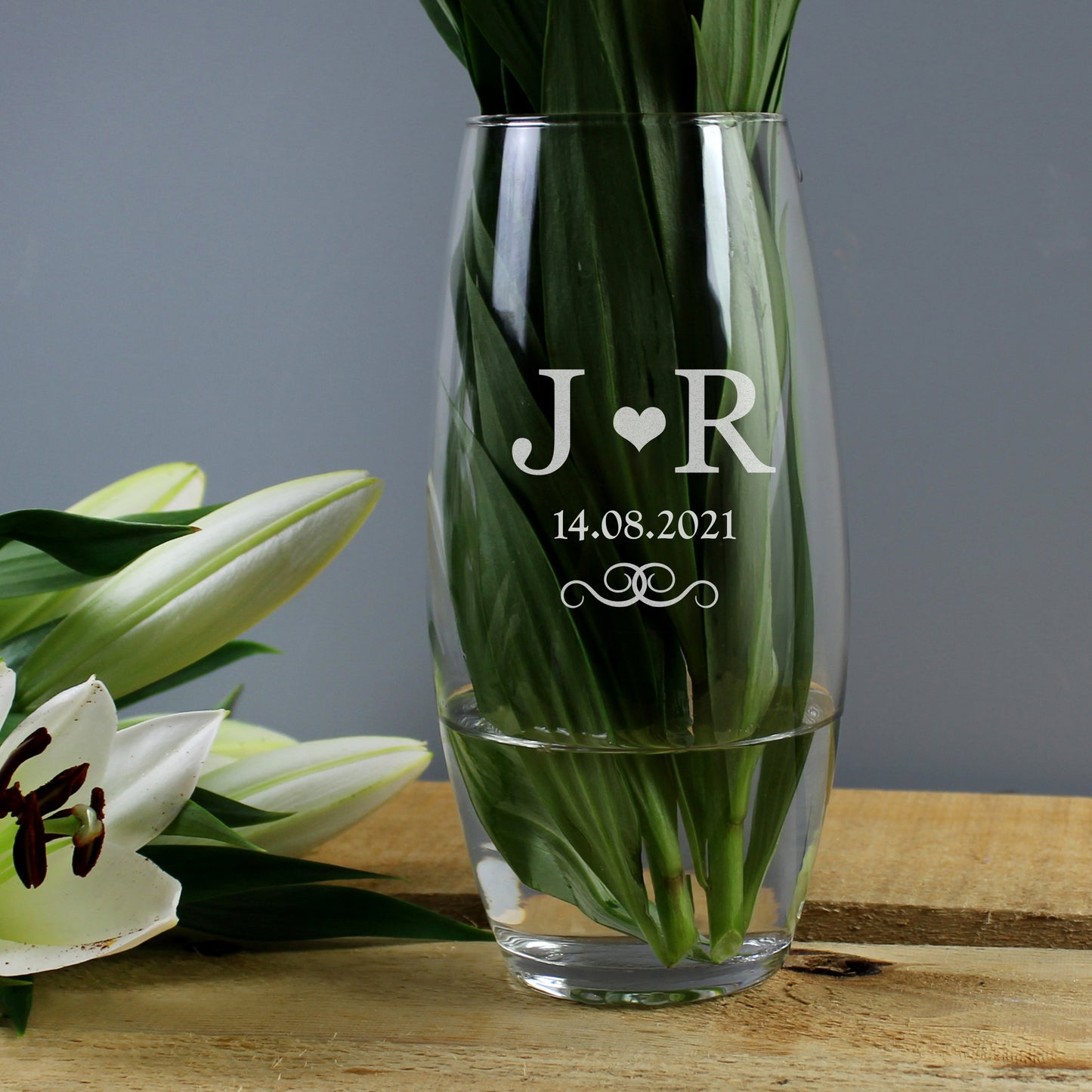 Personalised Monogram Bullet Vase - MK&JD Gifts
