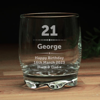 Personalised Birthday Star Tumbler - MK&JD Gifts