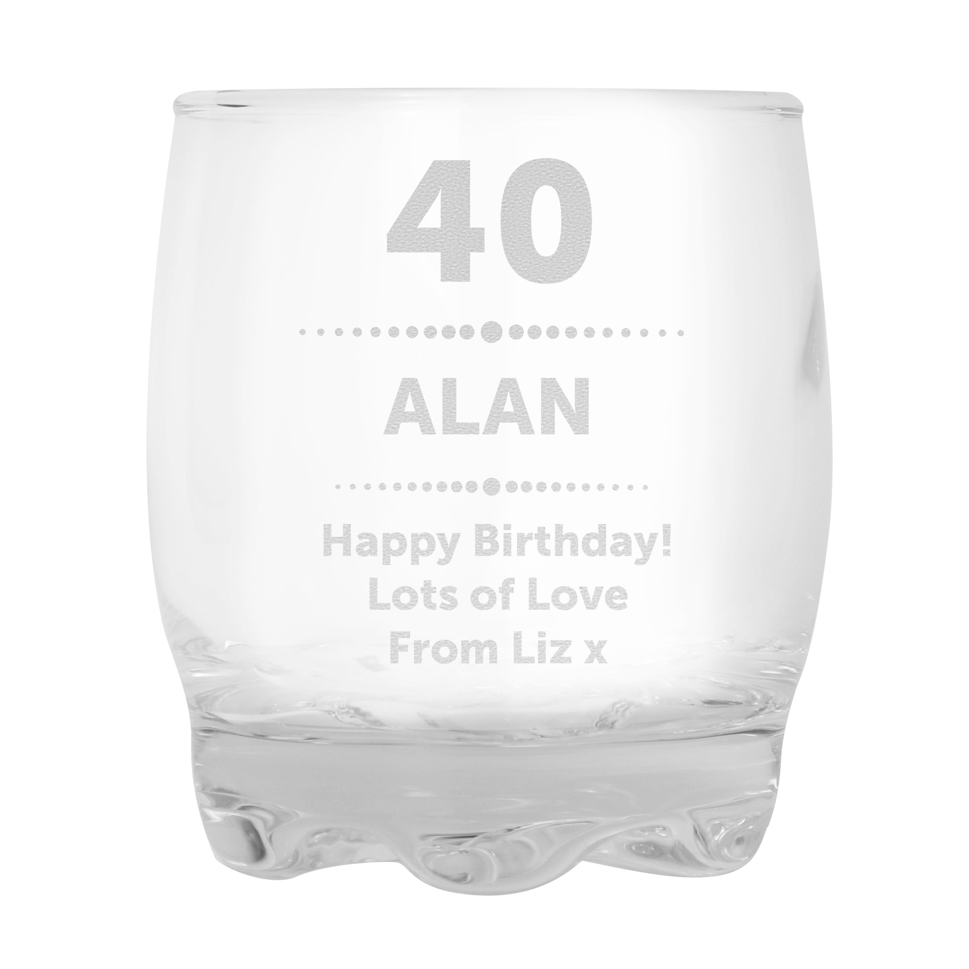 Personalised Birthday Star Tumbler - MK&JD Gifts
