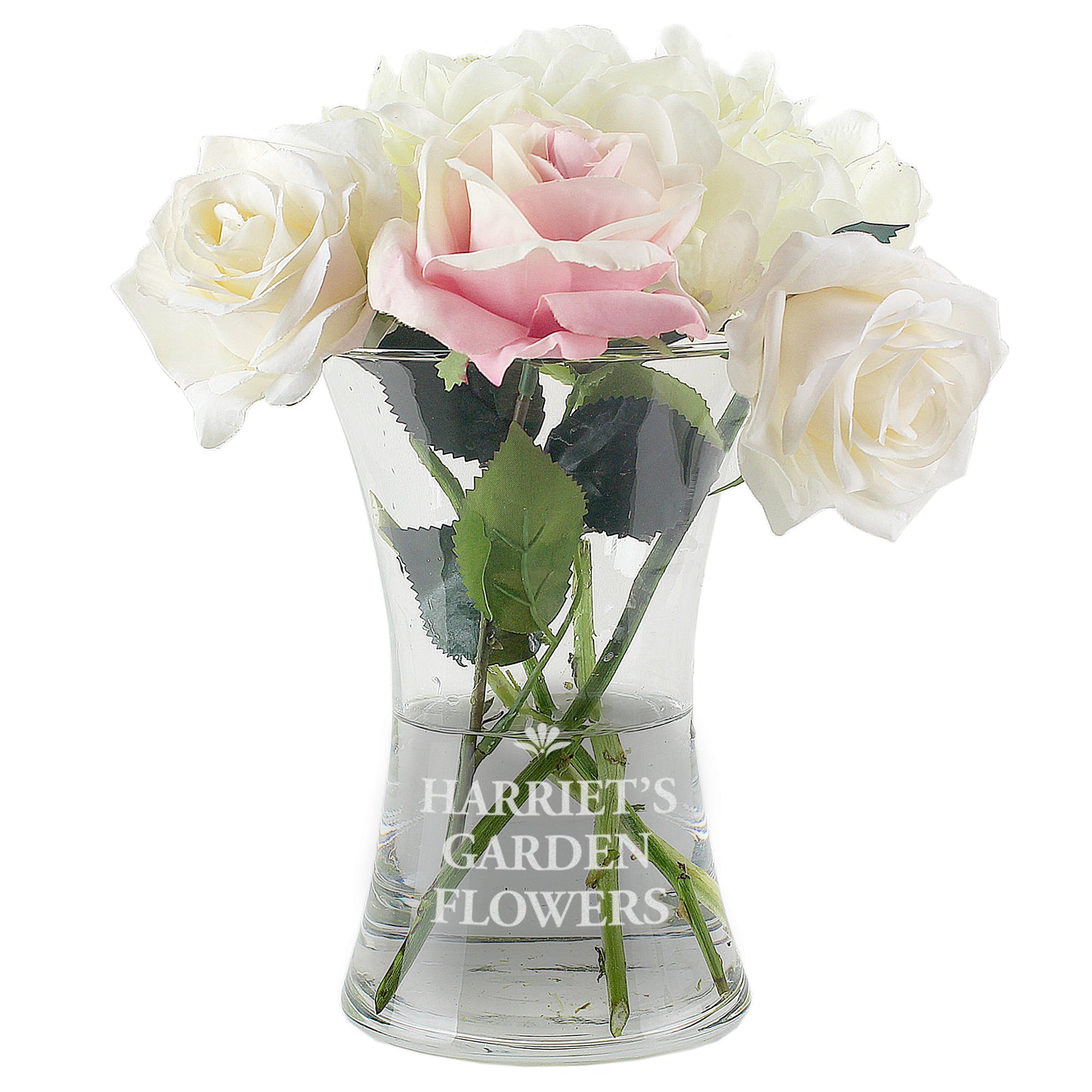 Personalised Bold Font Glass Vase