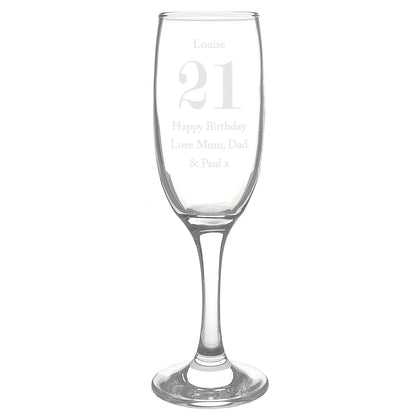 Personalised Birthday Big Age Flute - MK&JD Gifts