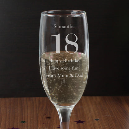 Personalised Birthday Big Age Flute - MK&JD Gifts