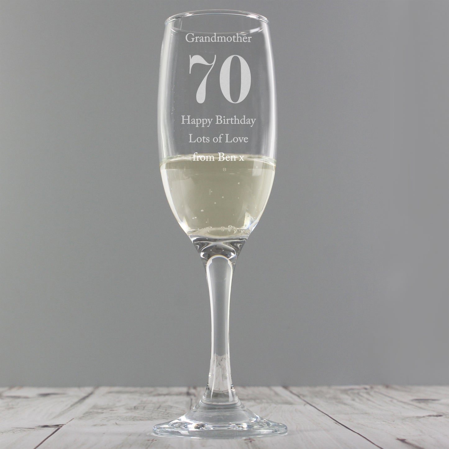 Personalised Birthday Big Age Flute - MK&JD Gifts