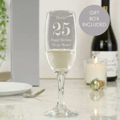 Personalised Birthday Big Age Flute - MK&JD Gifts