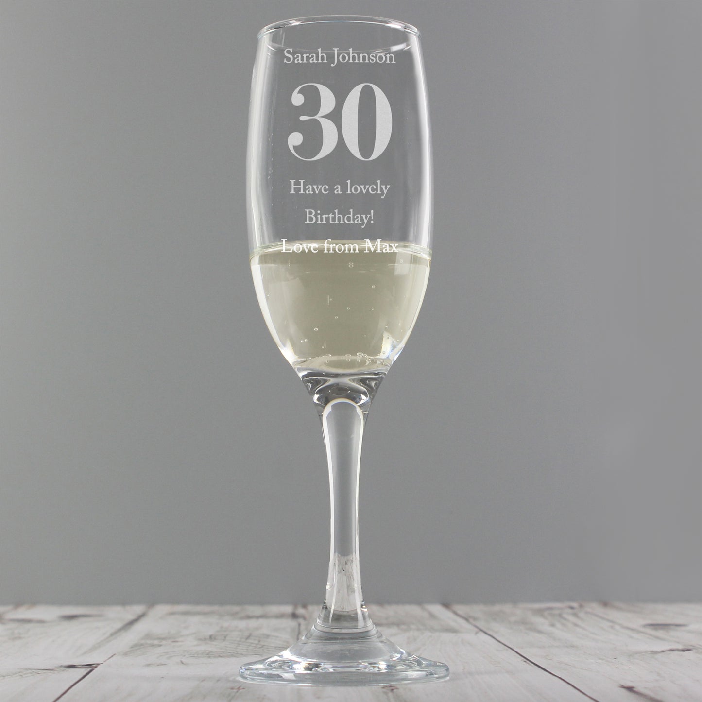 Personalised Birthday Big Age Flute - MK&JD Gifts