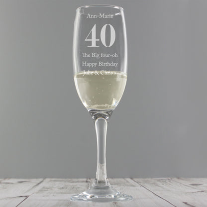 Personalised Birthday Big Age Flute - MK&JD Gifts
