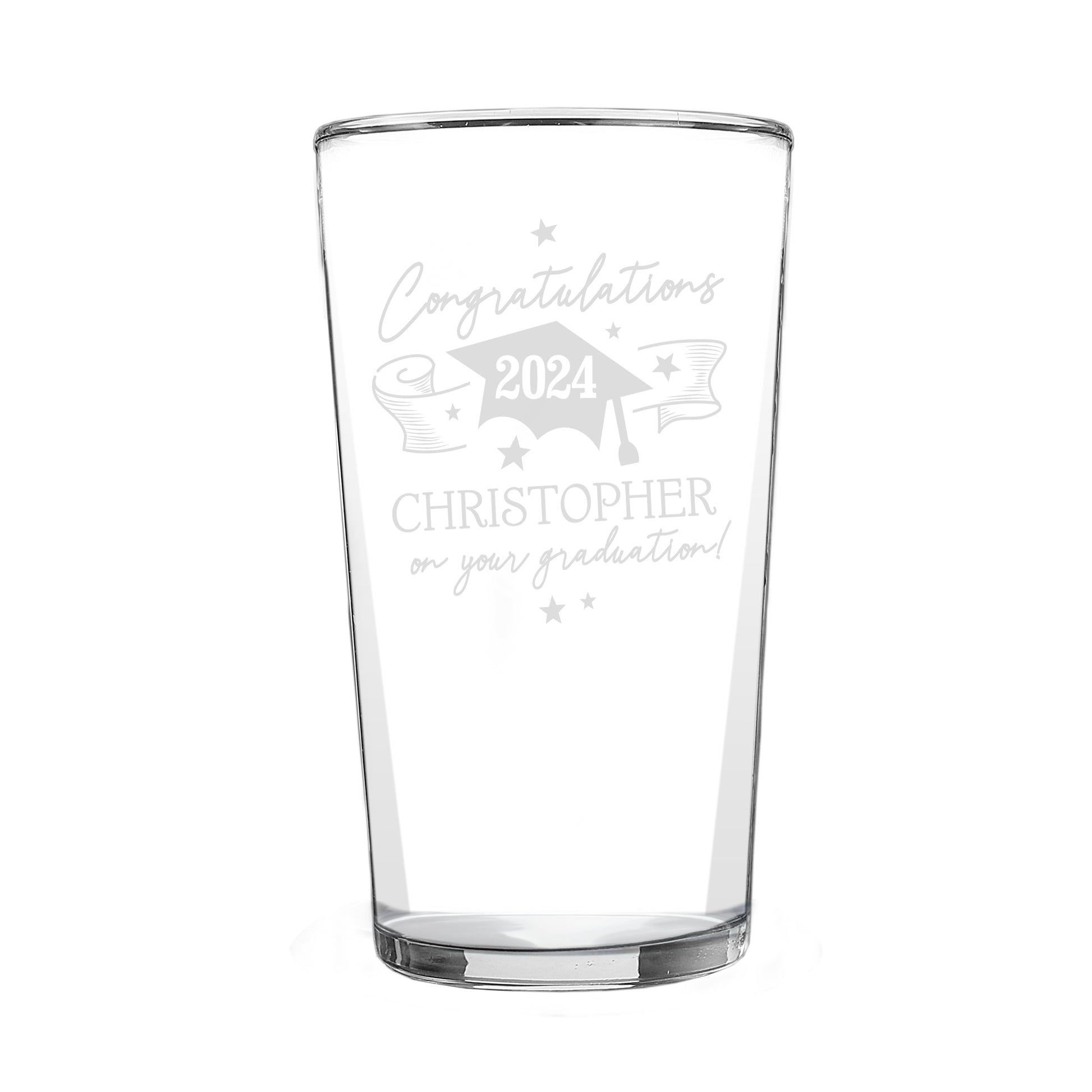 Personalised Graduation Pint Glass Â  - MK&JD Gifts