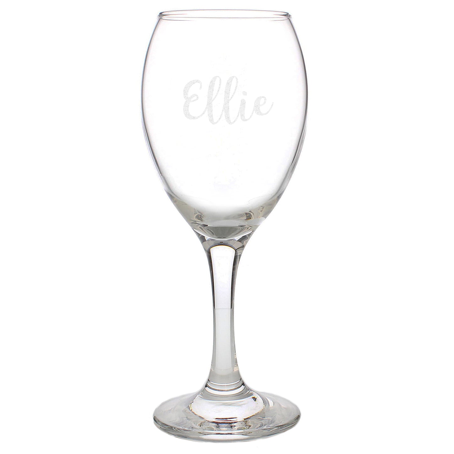 Personalised Name Only Engraved Wine Glass - MK&JD Gifts
