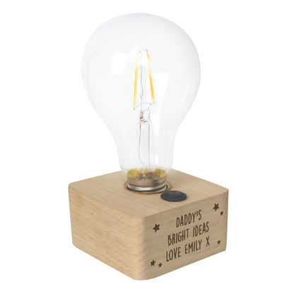Personalised Stars LED Bulb Table Lamp - MK&JD Gifts
