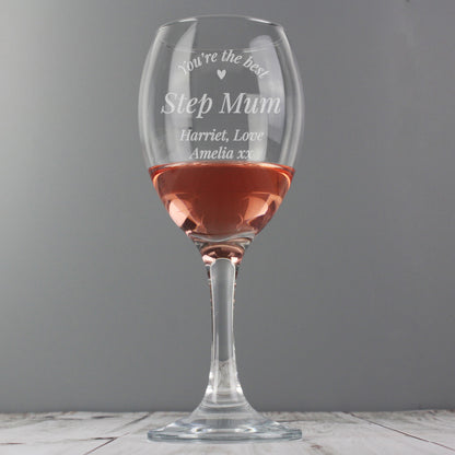 Personalised You Are The Best Wine Glass - MK&JD Gifts
