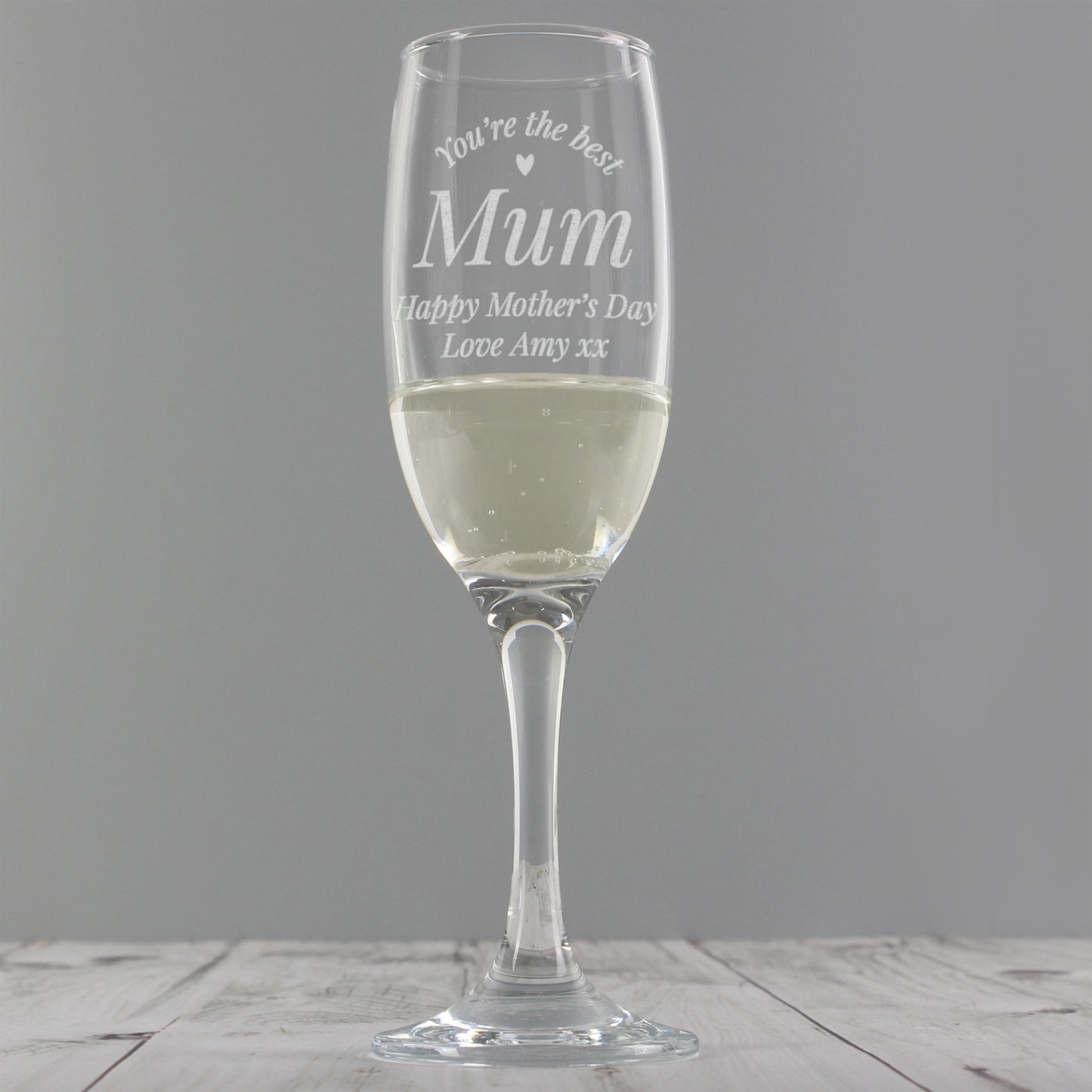 Personalised You Are The Best Flute Glass - MK&JD Gifts