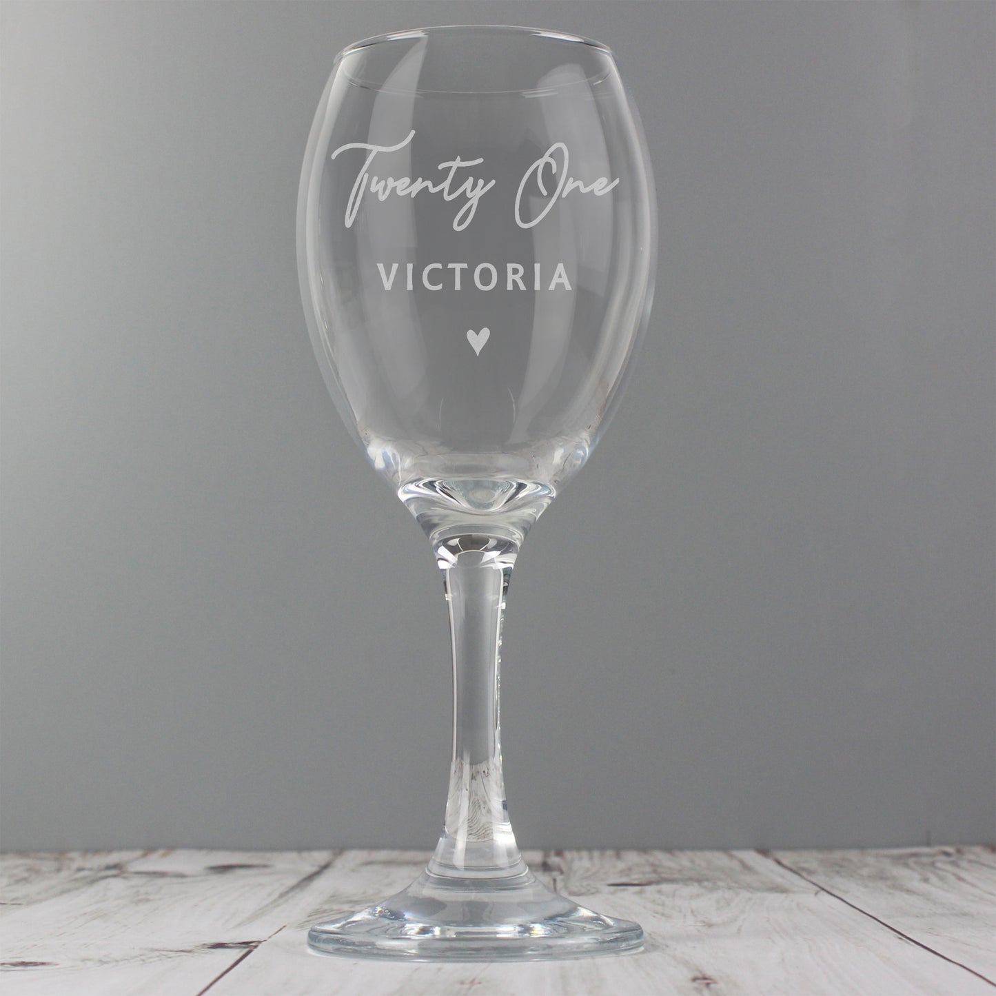 Personalised Big Age Wine Glass - MK&JD Gifts