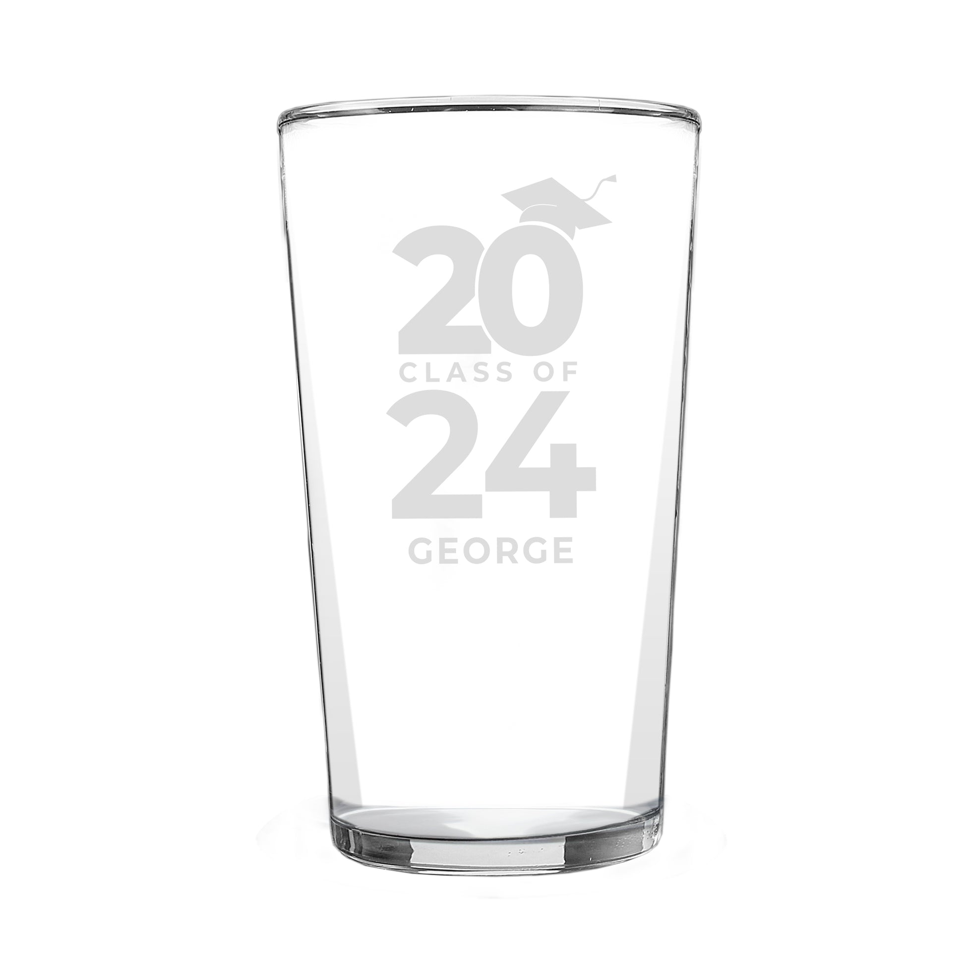 Personalised Class of Graduation Pint Glass - MK&JD Gifts