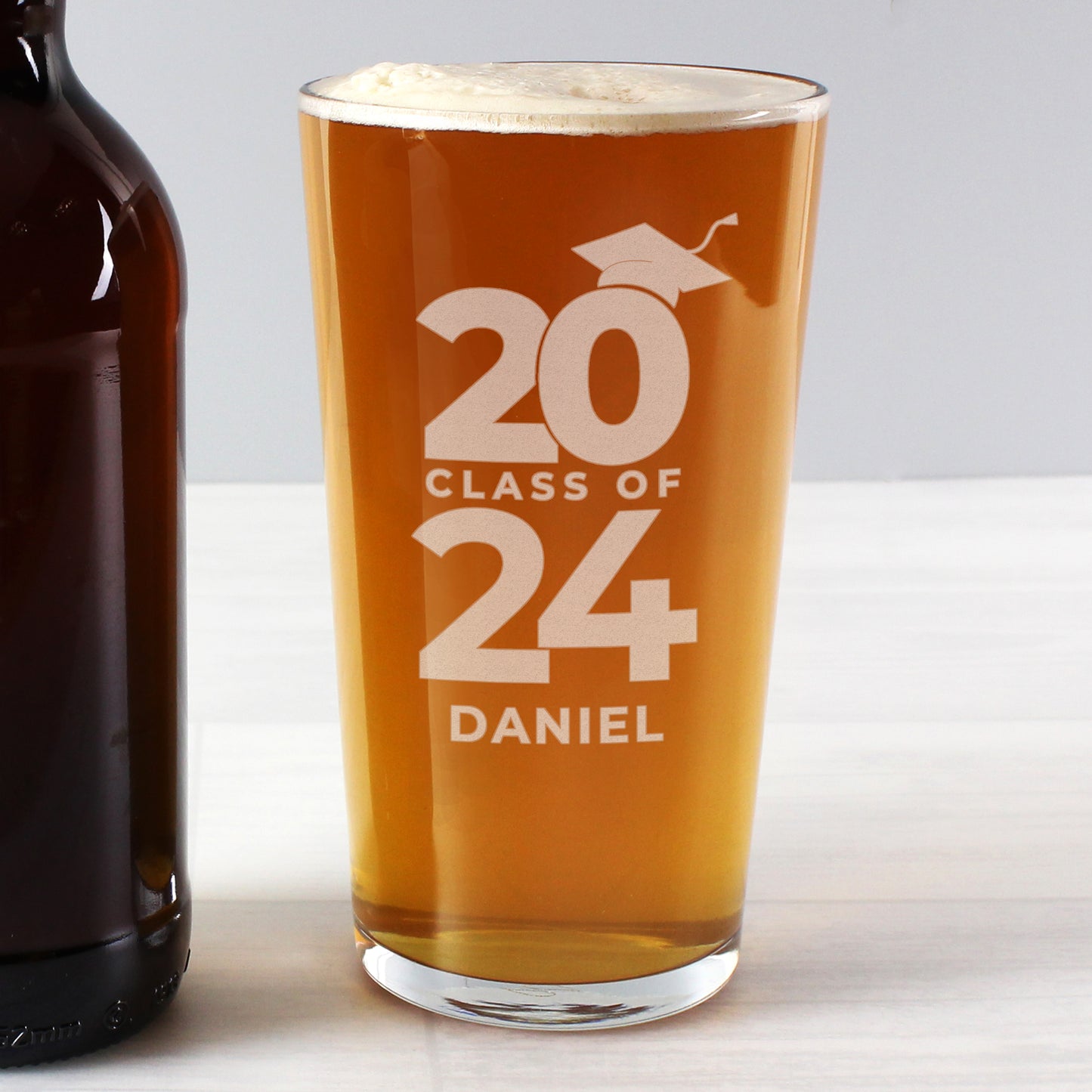 Personalised Class of Graduation Pint Glass - MK&JD Gifts