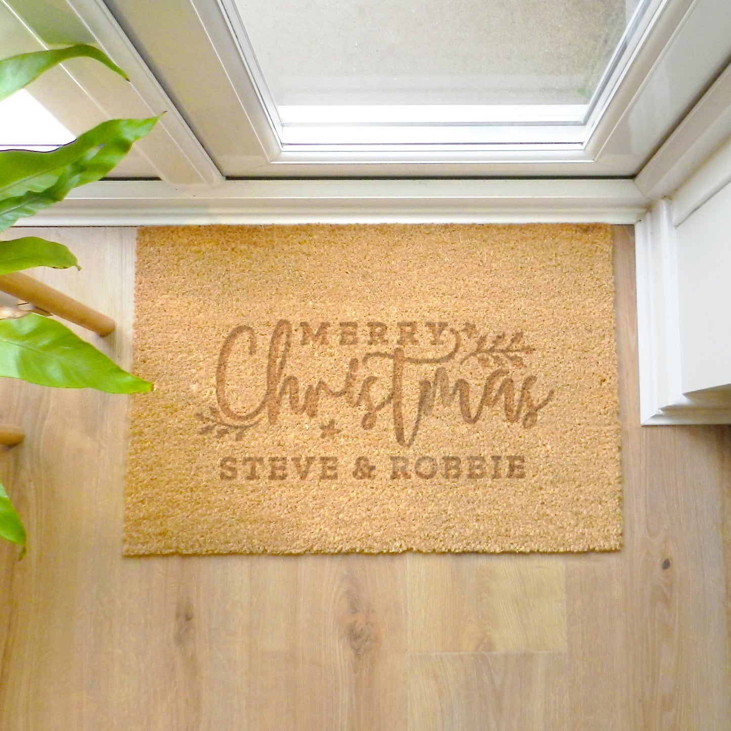 Personalised Christmas Rectangle Indoor Doormat - MK&JD Gifts
