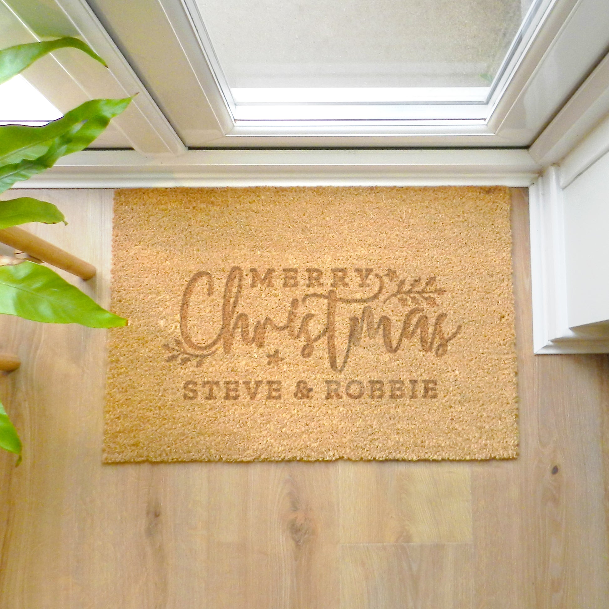 Personalised Christmas Rectangle Indoor Doormat - MK&JD Gifts