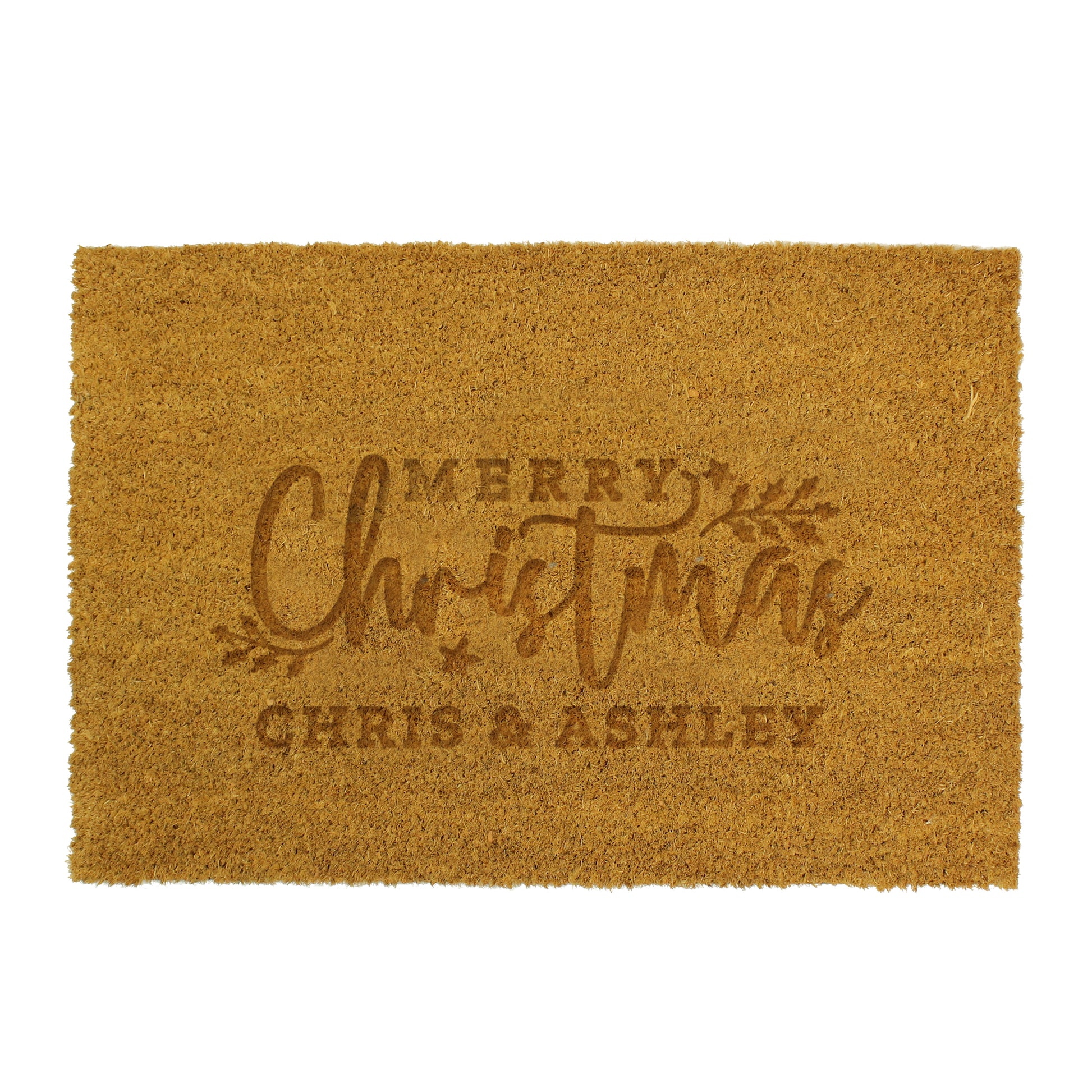 Personalised Christmas Rectangle Indoor Doormat - MK&JD Gifts