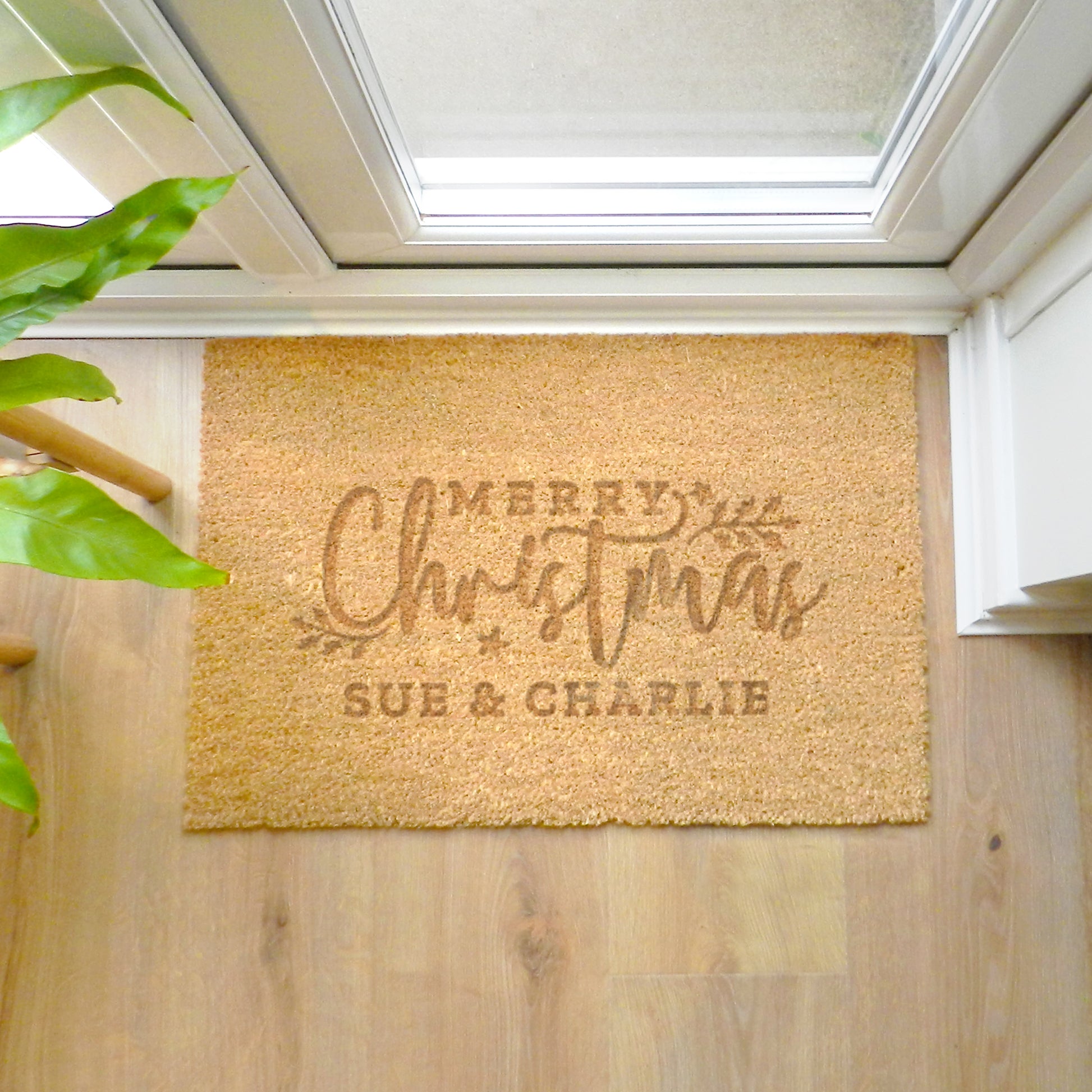 Personalised Christmas Rectangle Indoor Doormat - MK&JD Gifts