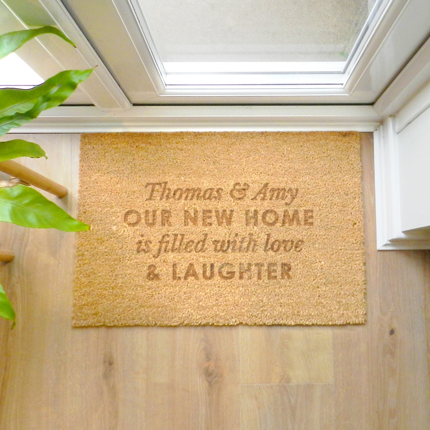 Personalised Free Text Rectangle Indoor Doormat - MK&JD Gifts
