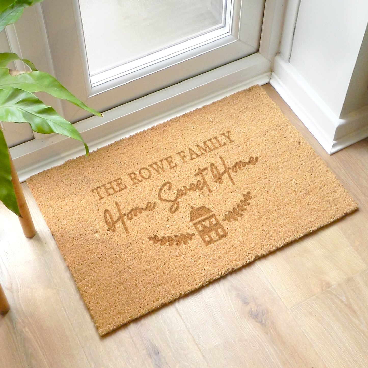 Personalised Home Sweet Home Rectangle Indoor Doormat - MK&JD Gifts