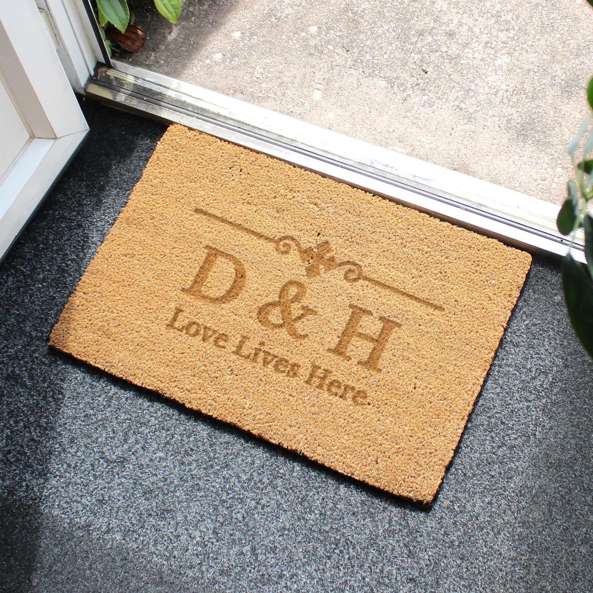 Personalised Ornate Rectangle Indoor Doormat - MK&JD Gifts