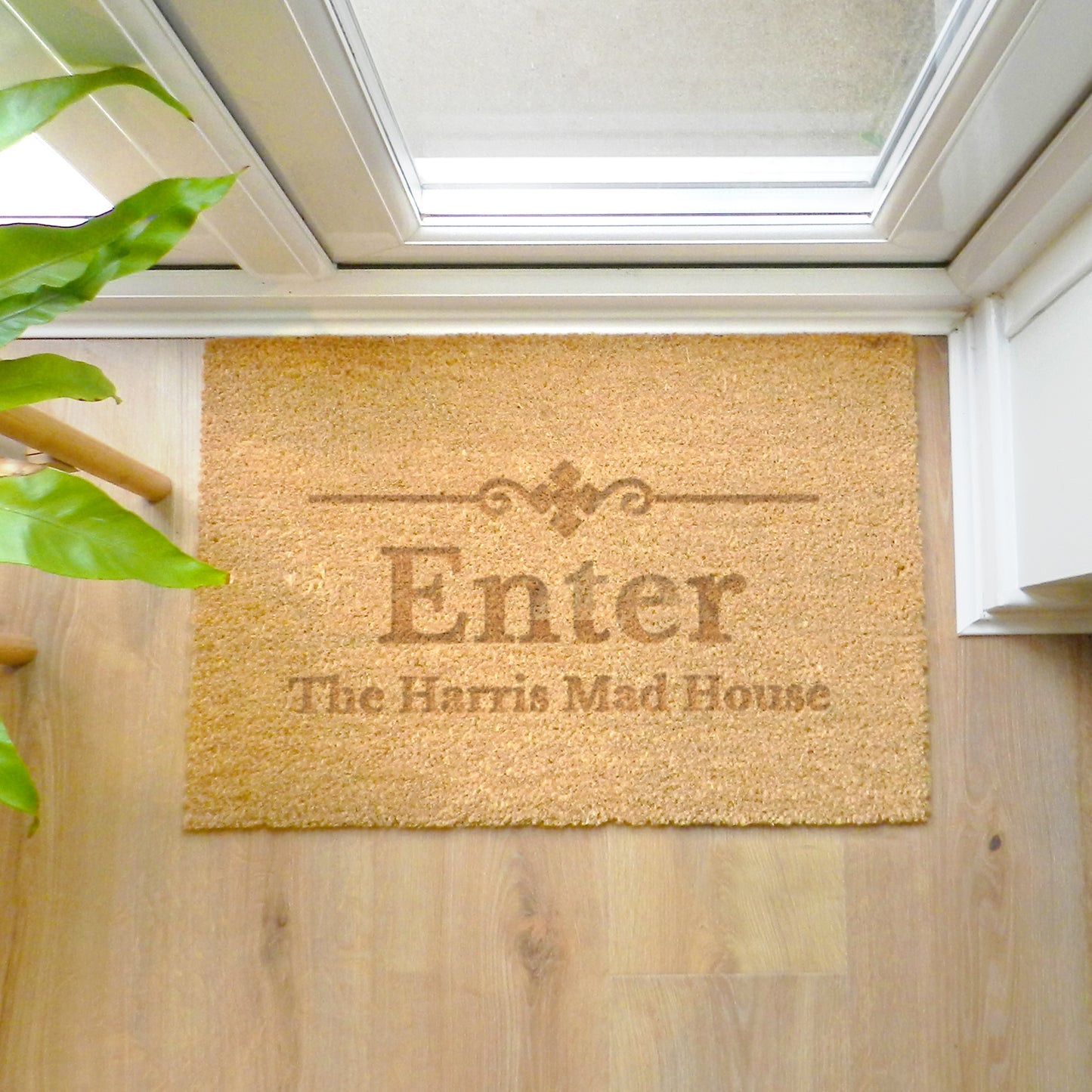 Personalised Ornate Rectangle Indoor Doormat - MK&JD Gifts