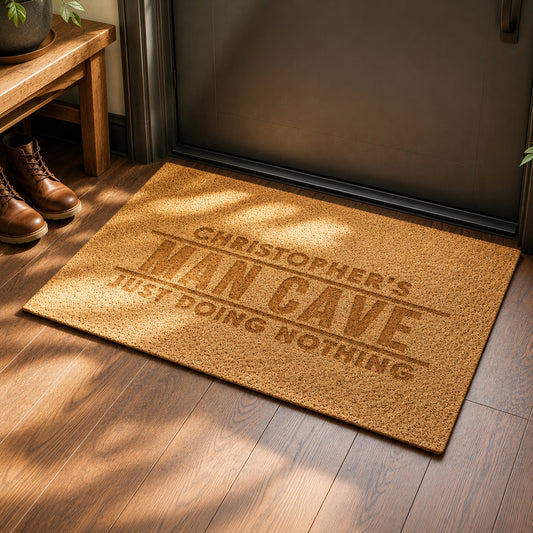 Personalised Bold Rectangle Indoor Doormat - MK&JD Gifts