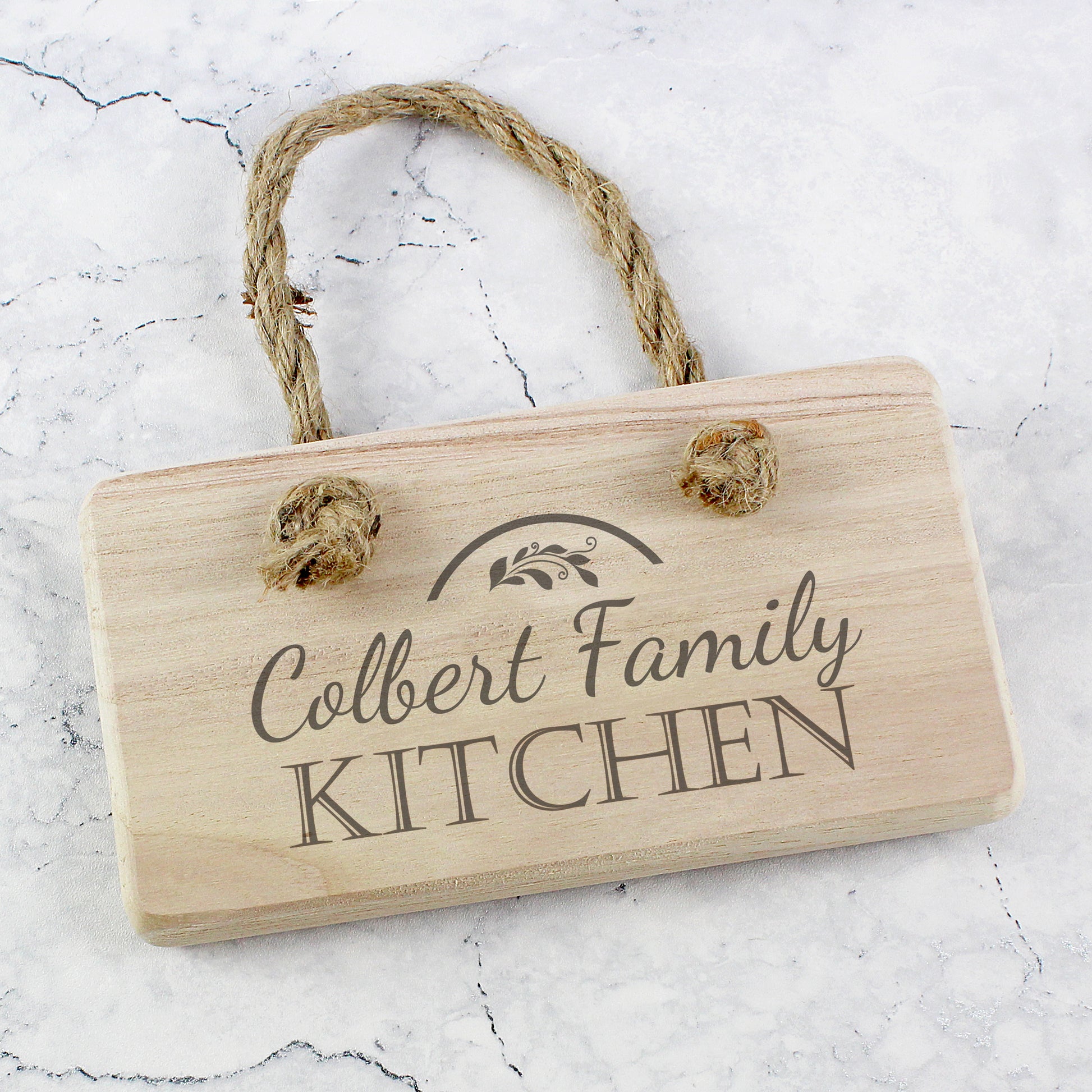 Personalised Kitchen Wooden Sign - MK&JD Gifts