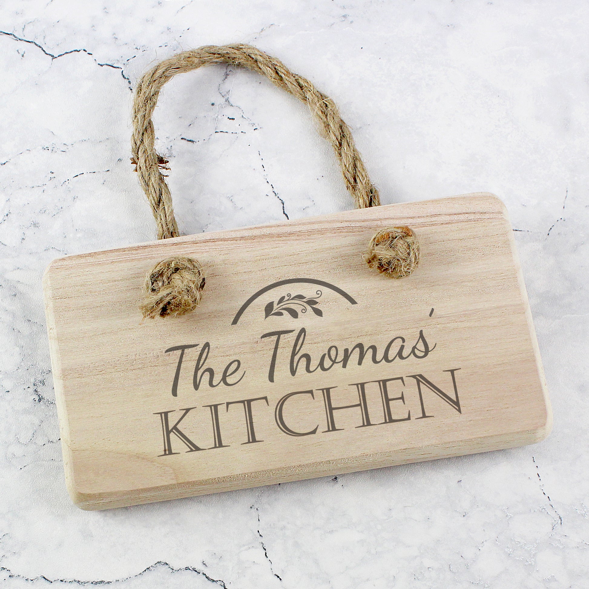 Personalised Kitchen Wooden Sign - MK&JD Gifts