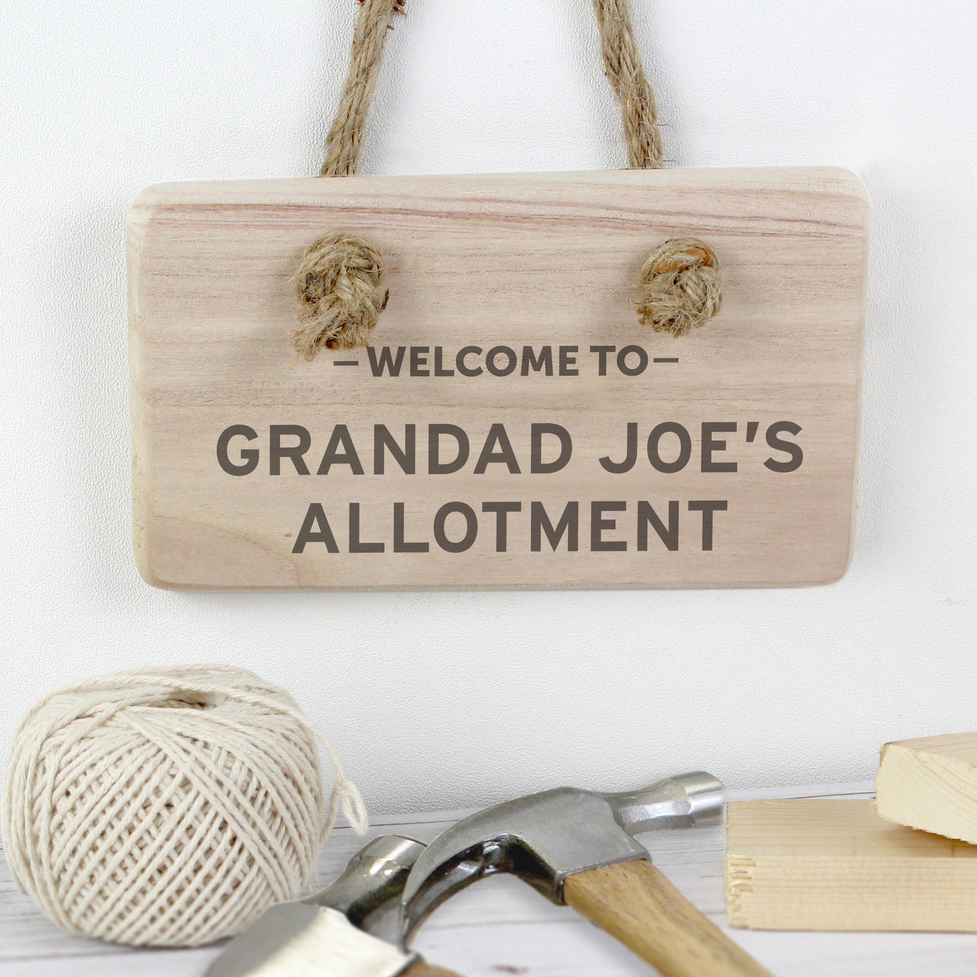 Personalised Welcome To... Wooden Sign - MK&JD Gifts