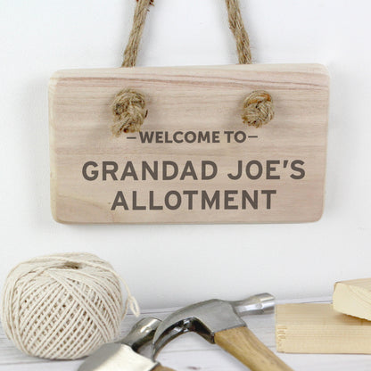 Personalised Welcome To... Wooden Sign - MK&JD Gifts
