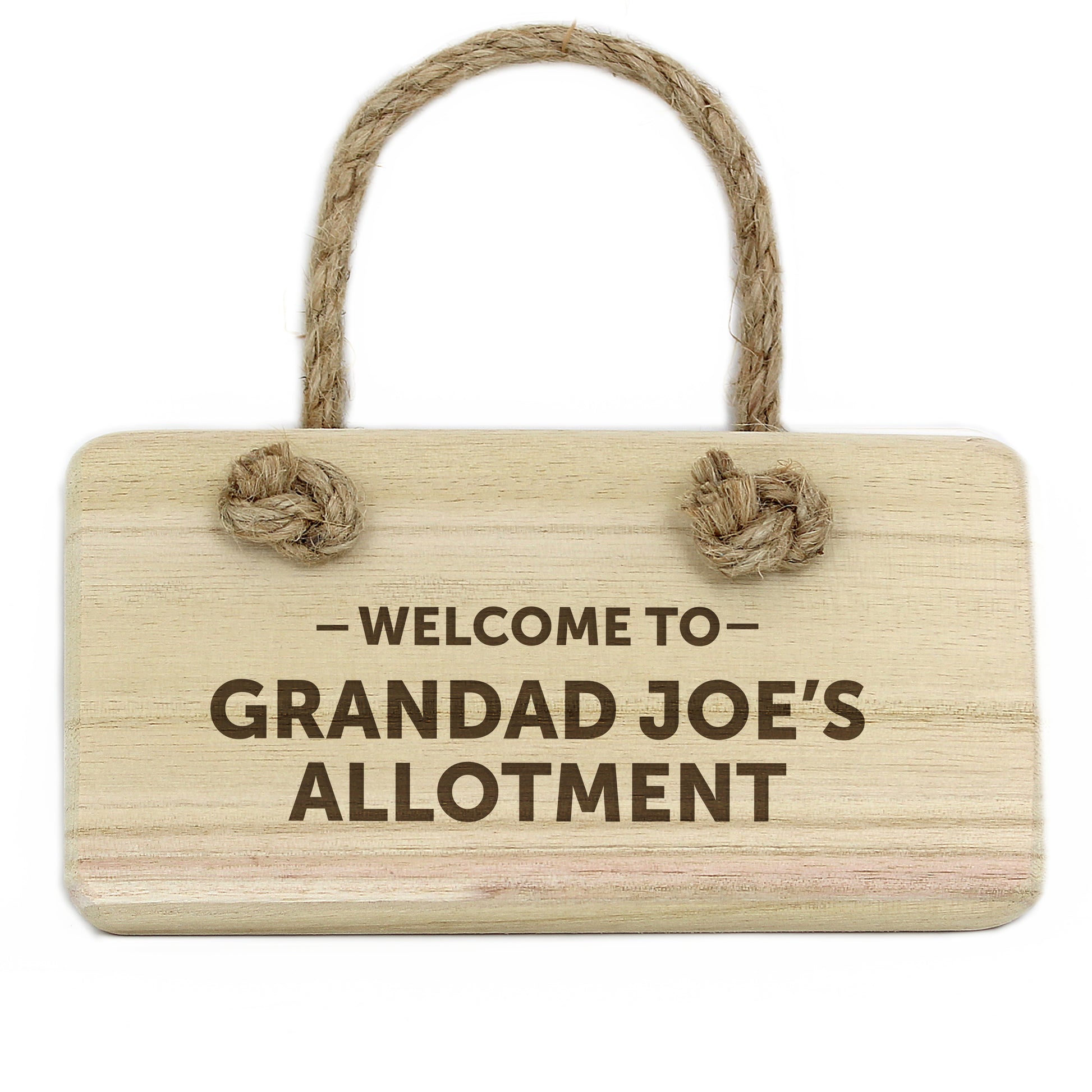 Personalised Welcome To... Wooden Sign - MK&JD Gifts