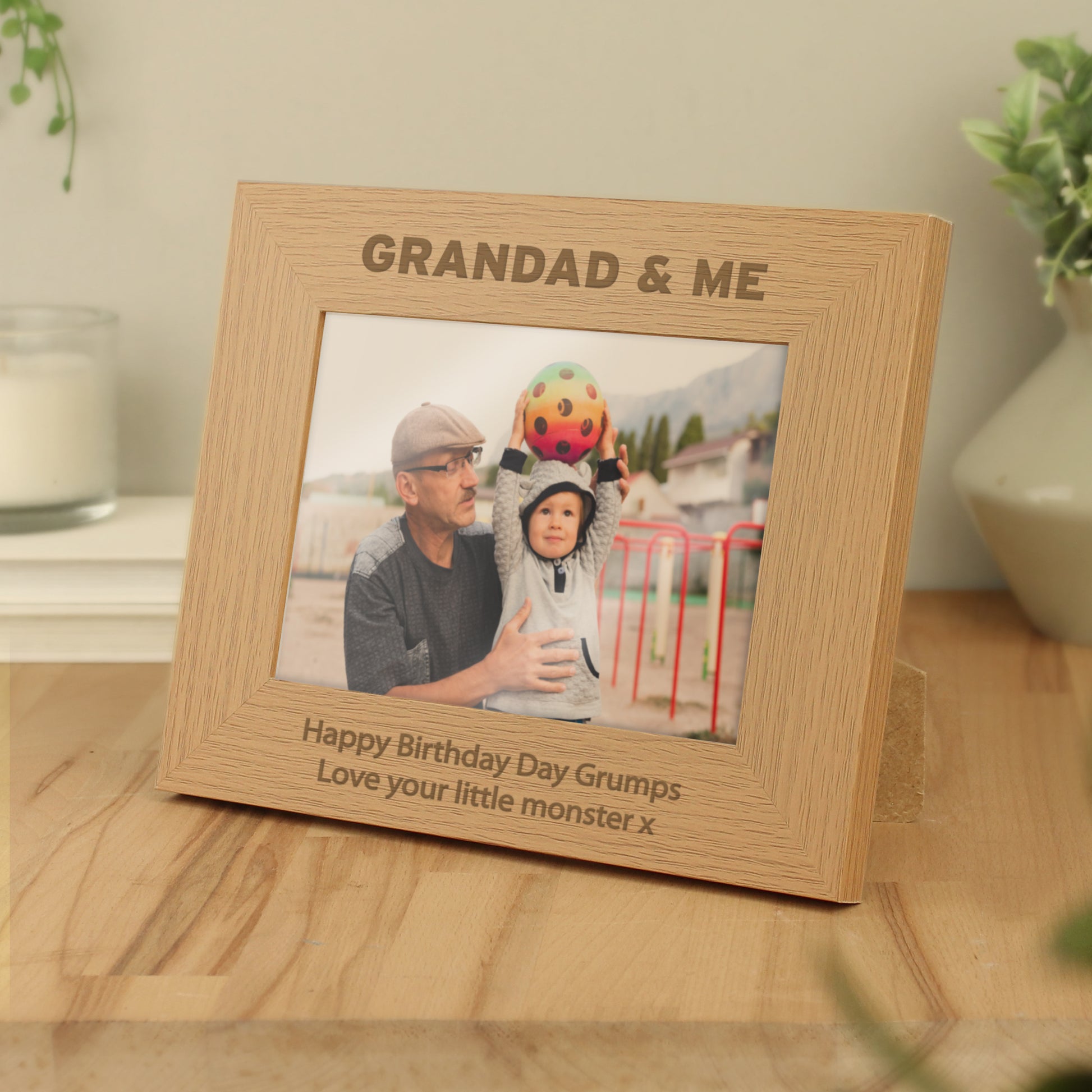 Personalised 5x7 Grandad & Me Photo Frame - MK&JD Gifts