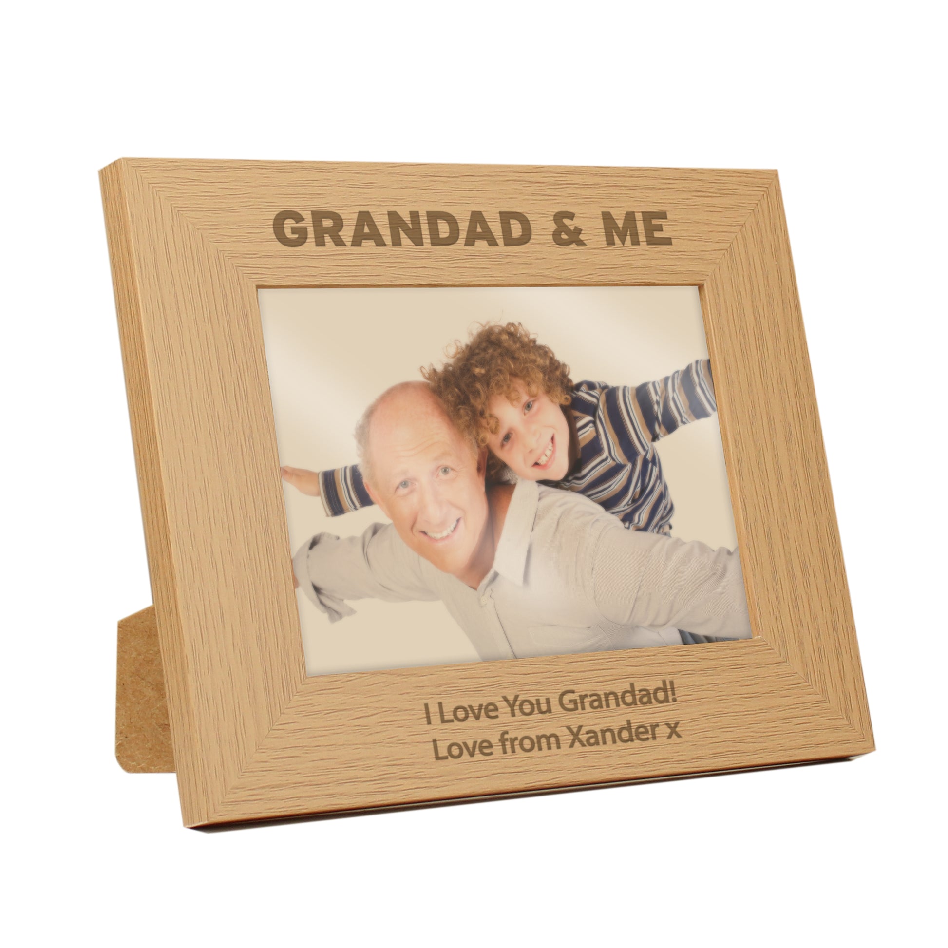 Personalised 5x7 Grandad & Me Photo Frame - MK&JD Gifts