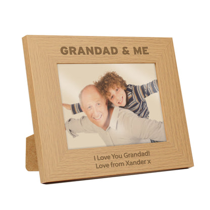 Personalised 5x7 Grandad & Me Photo Frame - MK&JD Gifts