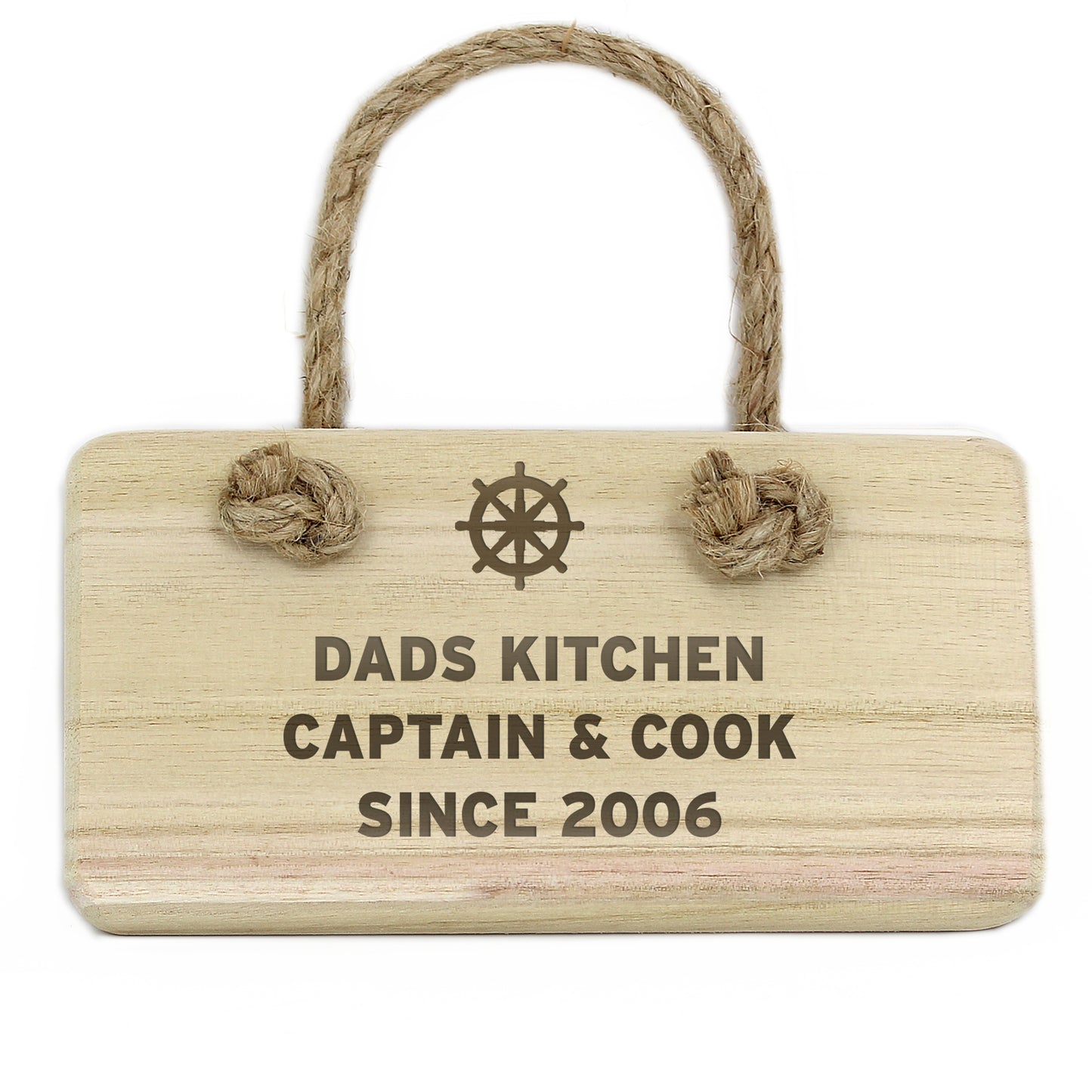 Personalised Nautical Wooden Sign - MK&JD Gifts