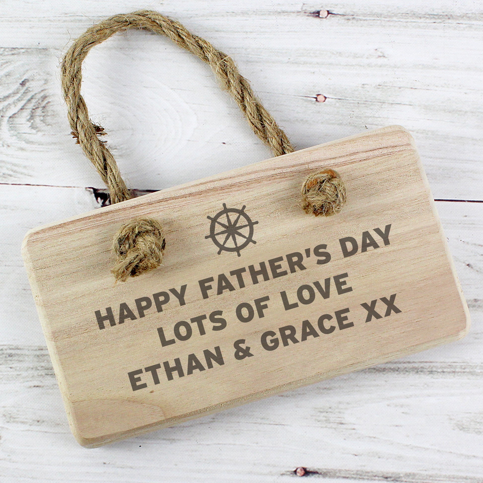 Personalised Nautical Wooden Sign - MK&JD Gifts