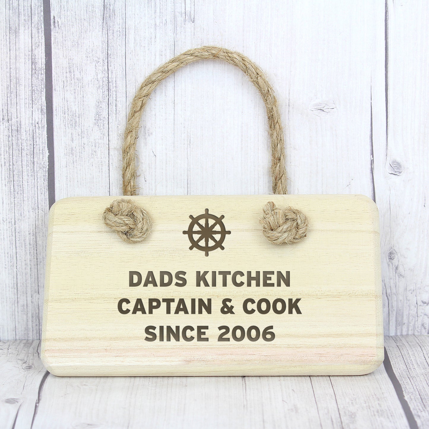 Personalised Nautical Wooden Sign - MK&JD Gifts