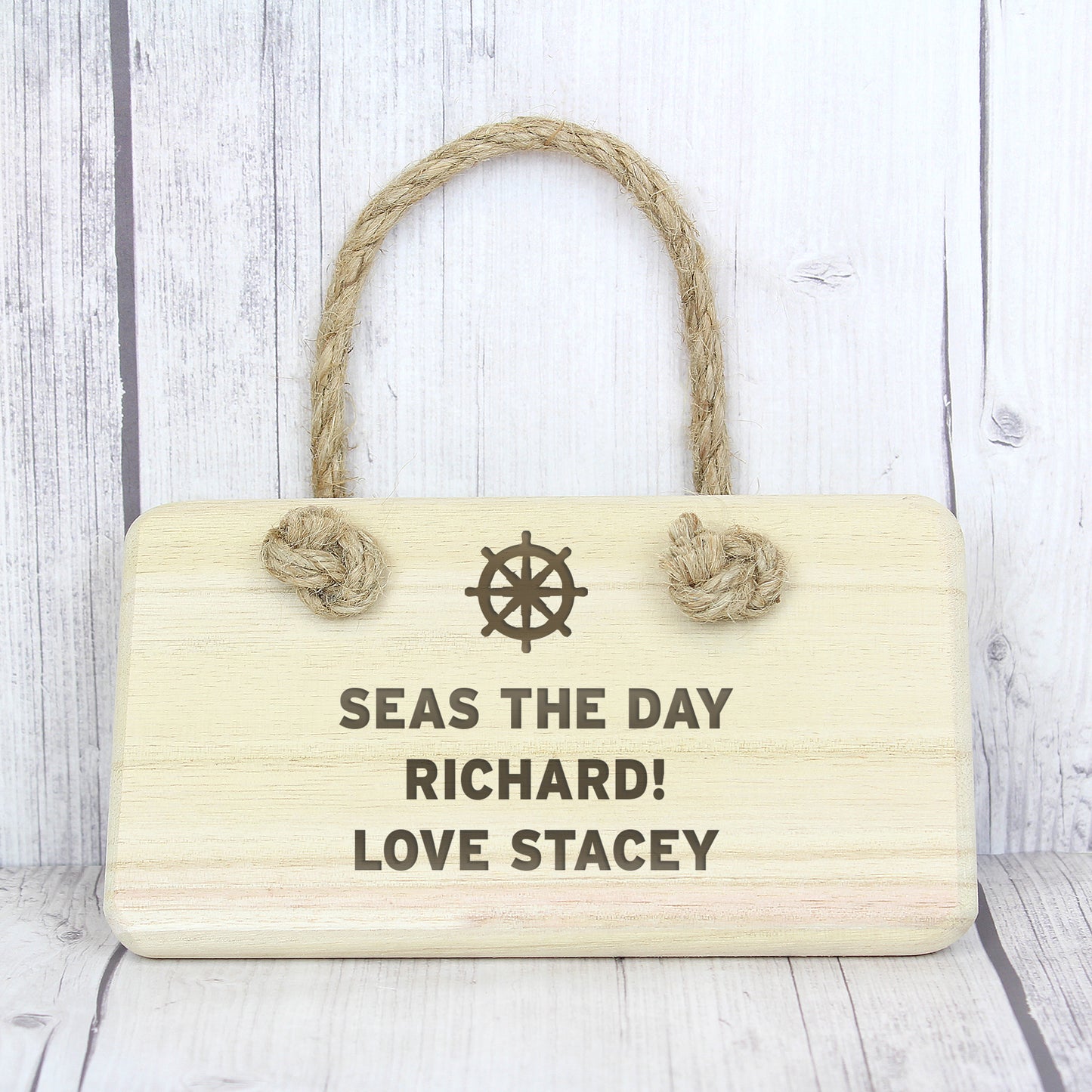 Personalised Nautical Wooden Sign - MK&JD Gifts