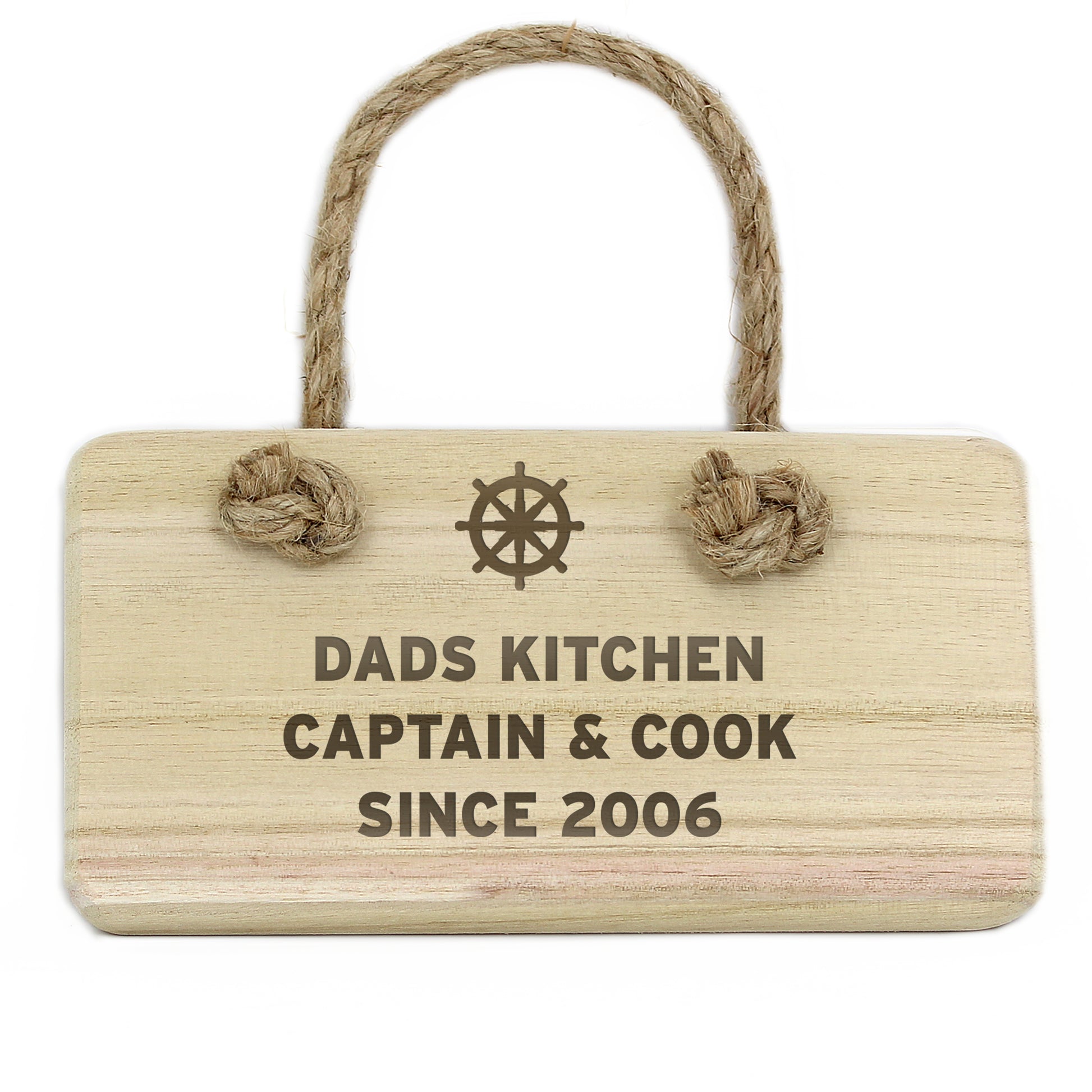 Personalised Nautical Wooden Sign - MK&JD Gifts