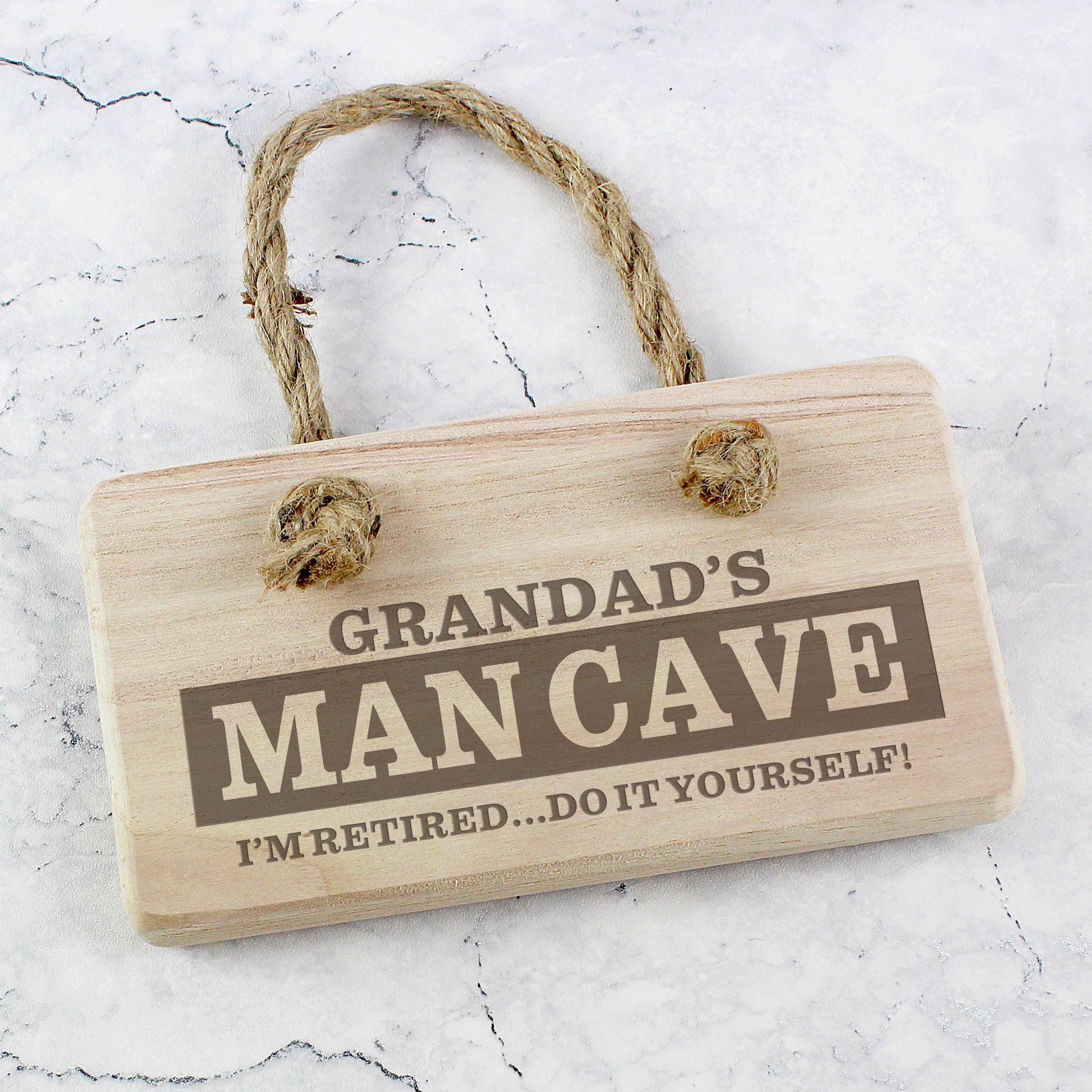 Personalised Man Cave Wooden Sign - MK&JD Gifts